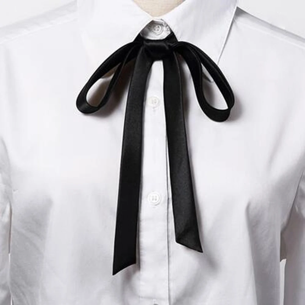 Top Trends: Ribbons Knot Butterfly Solid Handiness Simple Shirt Accessory Girl Ornaments Women Cute Lithe School Student Bowtie Shoppable Styles