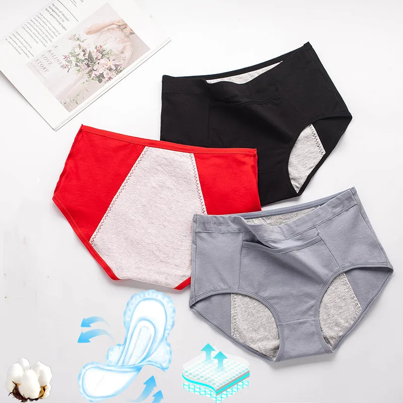 Top Trends: Women's Underwear Leakage-proof Absorbent Menstrual Pants Waterproof BriefsSet Cotton Briefs Waist Warm 2024 Shoppable Styles