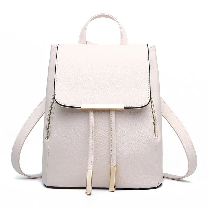 Top Trends: Women Backpack PU Female Backpacks Leather School Bags Large Capacity School Bag For Girls Zipper Shoulder Bags High Quality Shoppable Styles