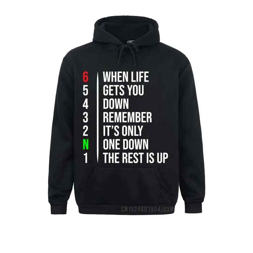 Top Trends: Motorbike Motorcycle Gears Hoodie When Life Gets You Down Pullover Hoodie Fall Hoodies Men Prevailing Sweatshirts Shoppable Styles