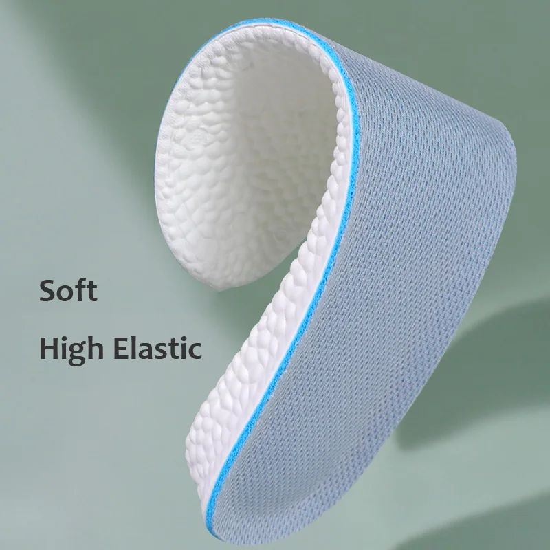 Top Trends: Invisible Height Increase Insoles High Elasticity Soft Breathable Sport Sole Pad For Unisex Shock Absorption Cushion Shoppable Styles - Image 3