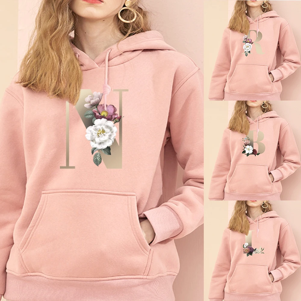 Top Trends: Hoodie Sweatshirts Women Pullover Letter Series Harajuku Tracksuit 2021 Girl Hoodie Streetwear Casual Fashion Clothes Shoppable Styles