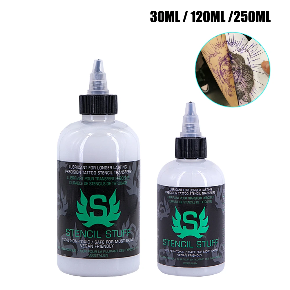 Top Trends: 30 / 120 / 250ML Professional Tattoo Stencil Magic Gel Thermal Copier Tattoo Transfer Stuff Solution Cream Tattoo Ink Set Shoppable Styles