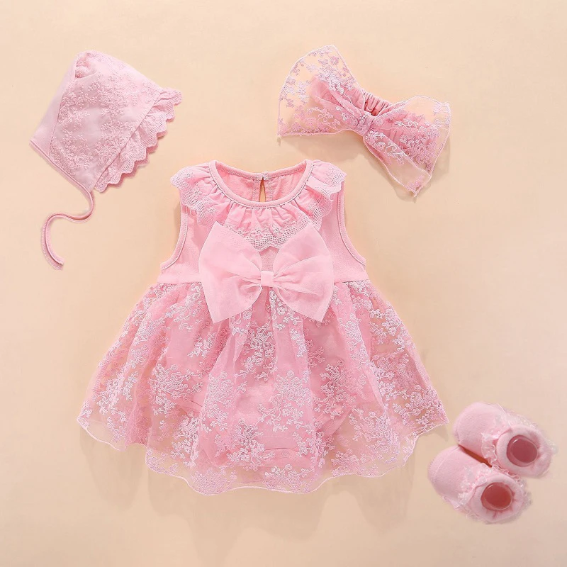 Top Trends: New Born Baby Girl Clothes&dresses Cotton Princess Style Baby Baptism Dress 2020 Infant Christening Dress Vestidos 0 3 6 Months Shoppable Styles