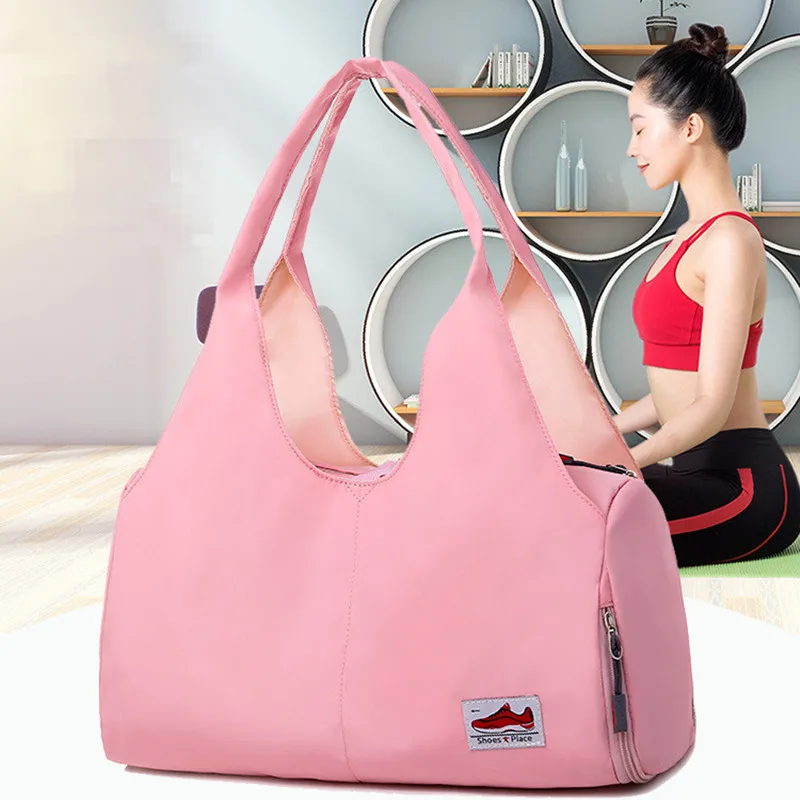 Top Trends: Women&#039;s Bag Nylon Yoga Mat Carry Shoulder Handbag Ladies Academy Female Travel Bolsas Duffle Shoe Bags For Gym Sports Fitness Shoppable Styles