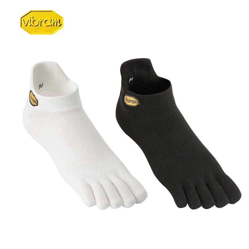 Top Trends: Vibram Five-toe Socks Five Fingers Men Women Spring Summer Outdoor Leisure Sweat-absorbent Wear Sports Low Tube Solid Basketball Shoppable Styles