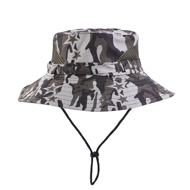 Top Trends: Camouflage Kids Bucket Hats Summer Outdoor Protect Print Hat UPF 50+ Safari Sun Hat For For Men Women Hunting Hiking Fishing Shoppable Styles - Image 5