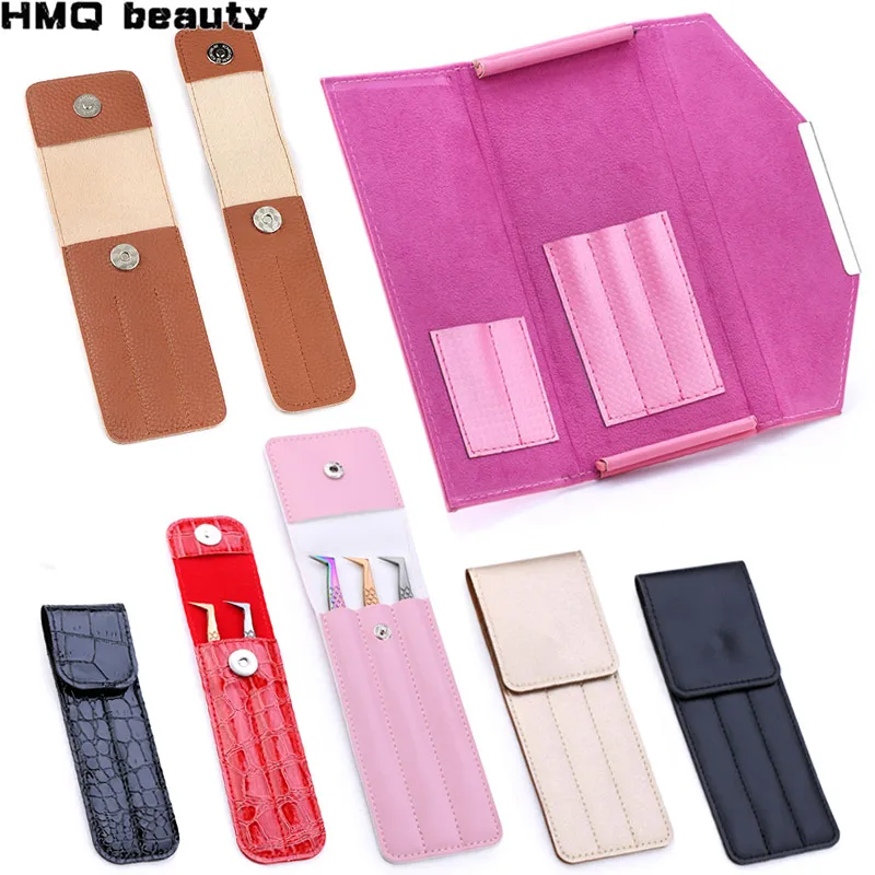 Top Trends: Collection Tweezers Holder Storage Box Eyelash Extension Tool Eyelashes Tweezer Case Cosmetic Tool Storage Box For Tweezer Kit Shoppable Styles