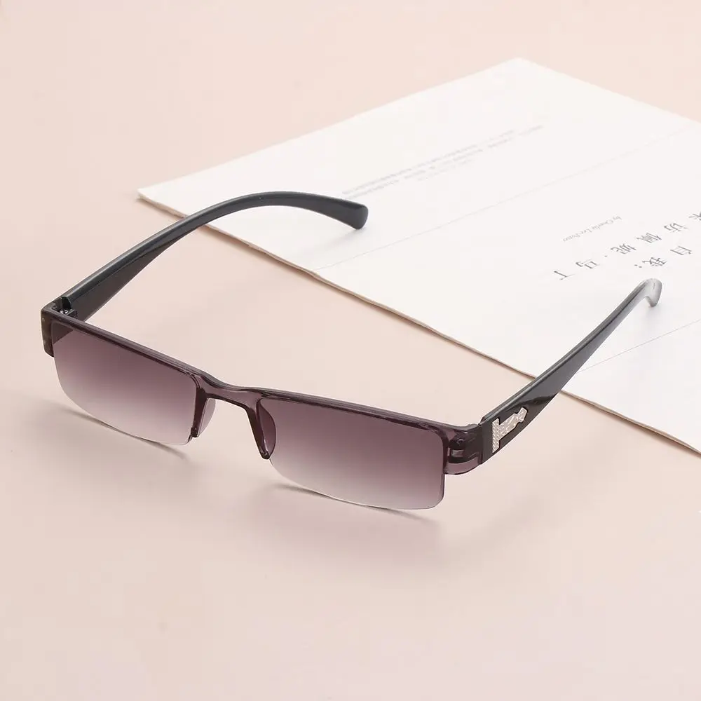 Top Trends: Fashion Light Resin Reading Glasses Men Women Clear Lens Half Frame Presbyopic Eyewear 1.0 1.5 2.0 2.5 3.0 3.5 4.0 For Reader Shoppable Styles