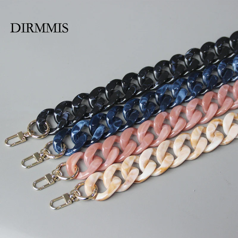 Top Trends: DIY New Fashion Woman Handbag Accessory Chain Black Pink Detachable Resin Blue Luxury Strap Women Clutch Shoulder Purse Chain Shoppable Styles