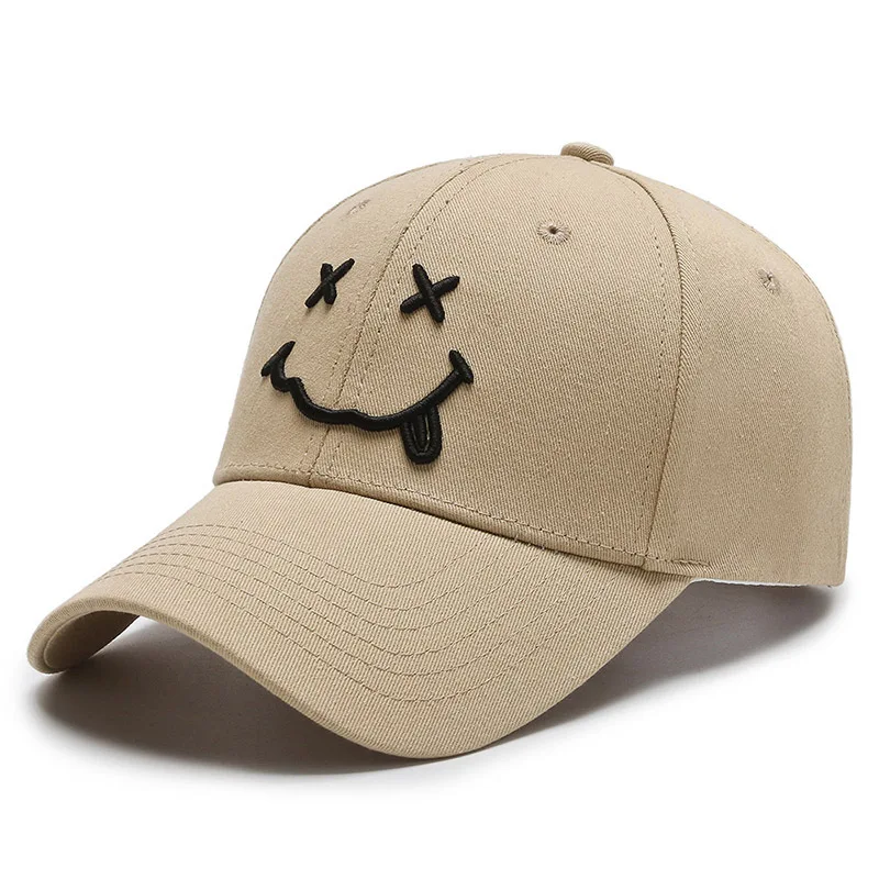 Top Trends: Cute Smile Baseball Cap Smiling Face Happy Dad Hat Casual Dad Baseball Cap Embroidery Cap Adjustable Snapback Hat Sport Sun Hats Shoppable Styles