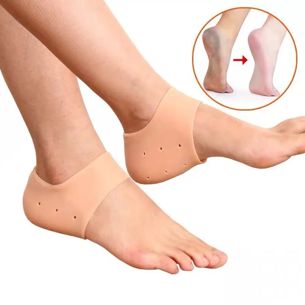 Top Trends: 1Pair Heel Protector Protective Sleeve Heel Spur Pads For Relief Plantar Fasciitis Heel Pain Reduce Pressure On Heel Shoppable Styles