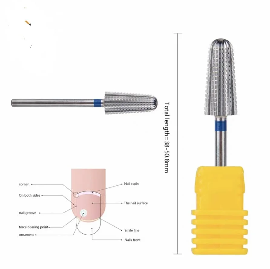 Top Trends: 5in1Tapered Safety Carbide Nail Drill Bits With Cut Drills Carbide Milling Cutter For Manicure Remove Gel Nails Accessories Shoppable Styles