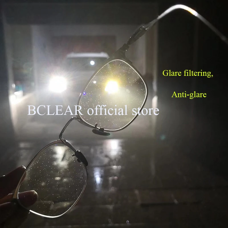 Top Trends: BCLEAR 1.56 1.60 Anti-blue Ray Anti-glare Driving Lenses Anti UV Strong Light Prescription Myopia Aspherical Resin Optical Lens Shoppable Styles - Image 2