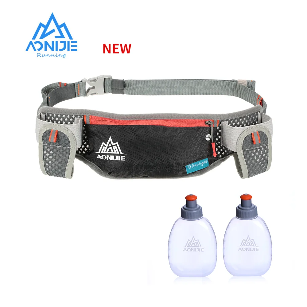 Top Trends: AONIJIE Running Hydration Waist Pack With Two Water Bottle 170ml Bag Belt Bottle Phone Holder Waterproof Jogging Shoppable Styles