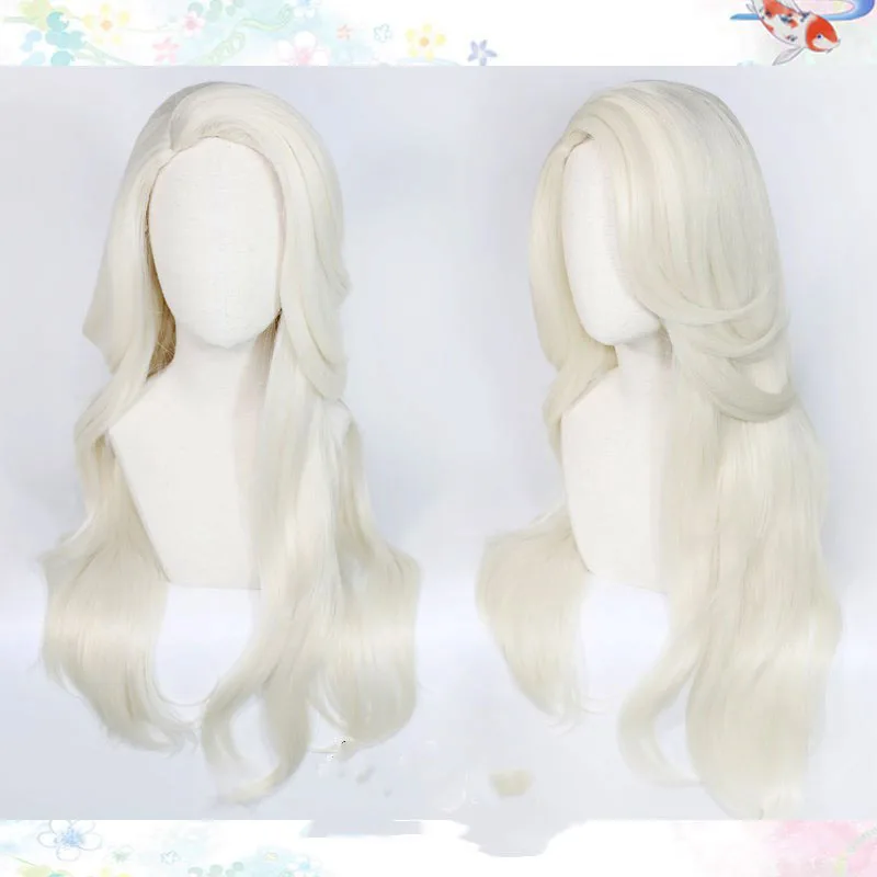 Top Trends: New Elsa Cosplay Wigs Snow Ice Queen Long Wavy Heat Resistant Synthetic Hair Cosplay Wigs + Wig Cap Shoppable Styles