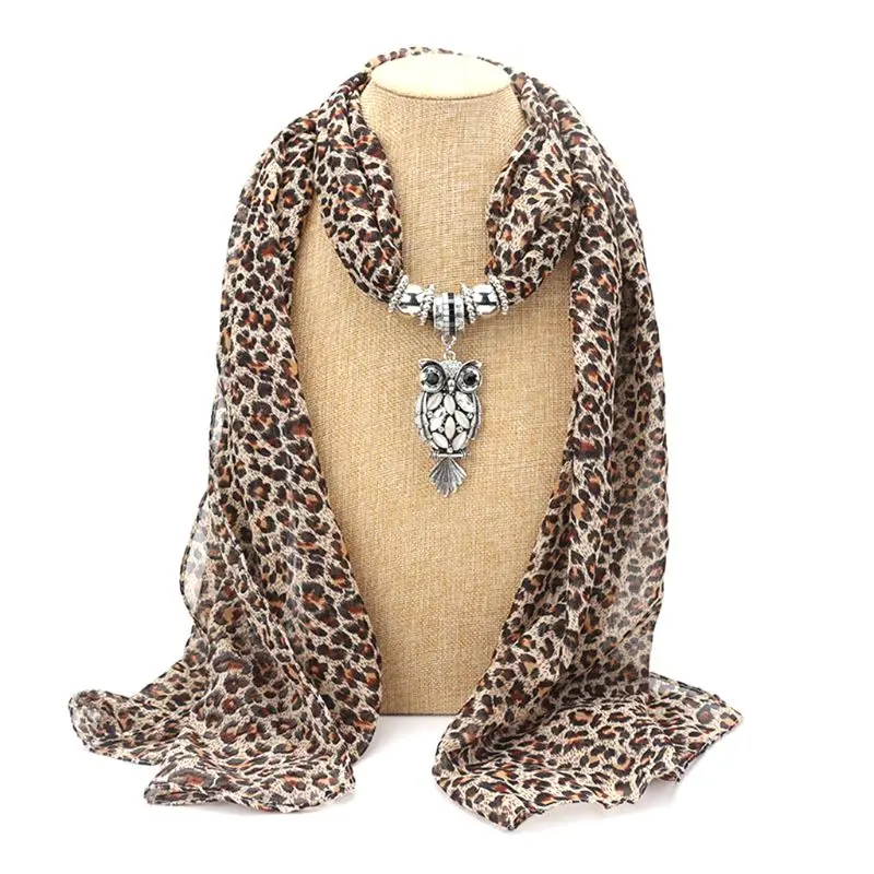 Top Trends: Fashion Brand New Women Long Chiffon Leopard Lady Scarf Necklace Pendant Jewelry Scarf Shoppable Styles