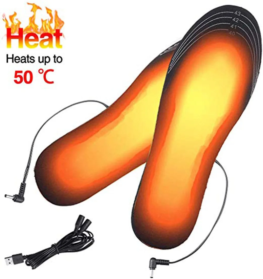 Top Trends: USB Heated Shoe Insoles Feet Warm Sock Pad Mat Electrically Heating Insoles Washable Warm Thermal Insoles Unisex WJ014 Insoles Shoppable Styles