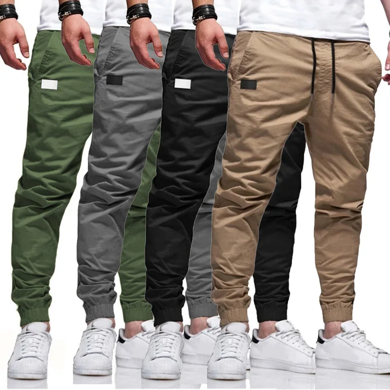 Top Trends: High Quality Khaki Casual Pants Men Military Tactical Joggers Solid Multi-pocket Cargo Trousers Fashions Hip Hop Army Trousers Shoppable Styles