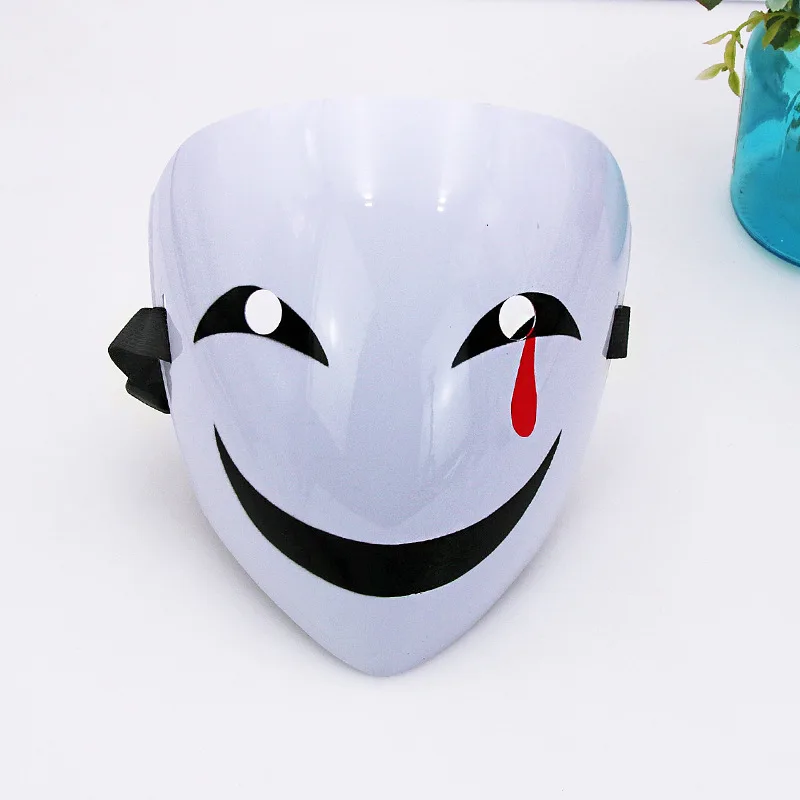 Top Trends: Halloween Black Bullet PVC Shadow Mask Dress Grimace Cosplay V - Shaped Clown Plastic Black Mask Prop Party Shoppable Styles - Image 4