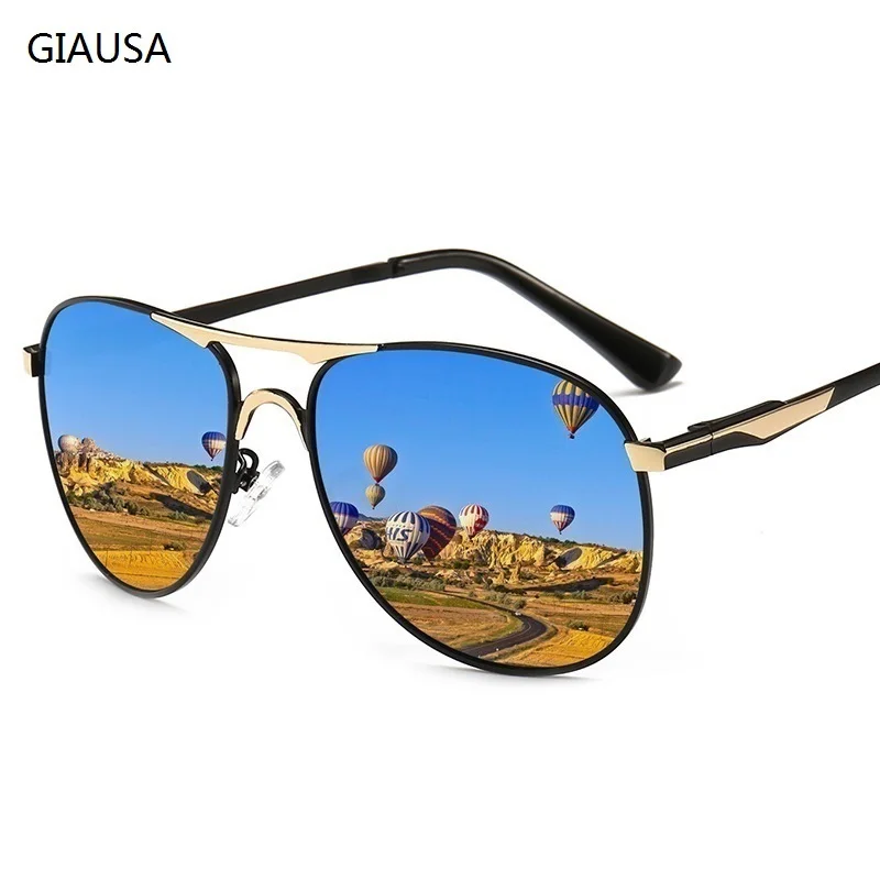 Top Trends: Luxury Pilot Polarized Sunglasses Men Women Driving Fishing Retro Sun Glasses Brand Designer Male Metal Sunglasses For Man UV400 Shoppable Styles