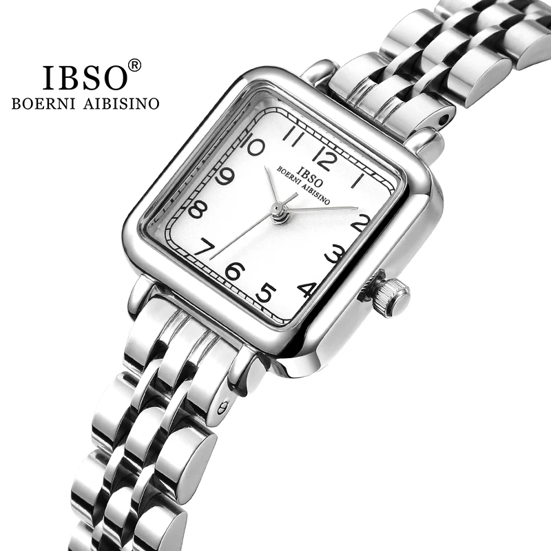 Top Trends: IBSO Retro Style Stainless Steel Women&#039;s Watch Elegant Gift For Lady Small Dial Japanese Movement 3Bar Waterproof Women Watches Shoppable Styles