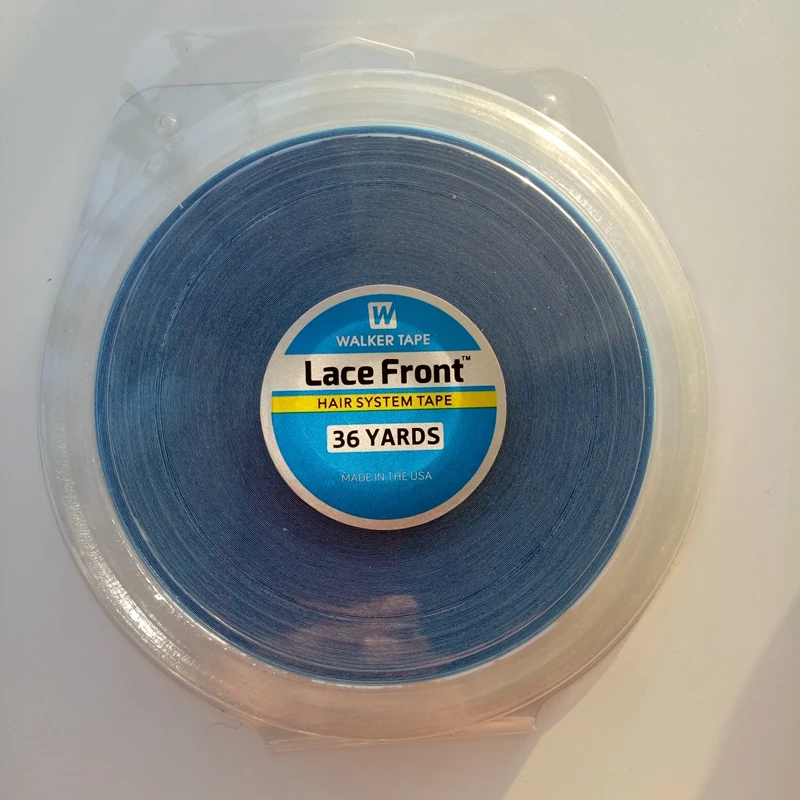 Top Trends: 1.27cm 1.9cm 2.54cm 36yards Lace Front Support Blue Strong Hair Tape Double Sided Tape For Tape Hair Extension / Toupee / Lace Wig Shoppable Styles