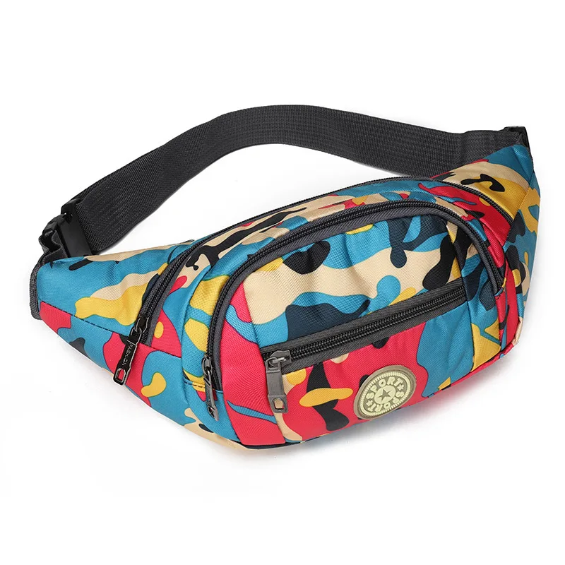 Top Trends: Camouflage Waistbag For Women Men Unisex Waist Bag Female Cute Banana Bag Ladies Small Adjustable Cool Colorful Shoulder Bag Shoppable Styles