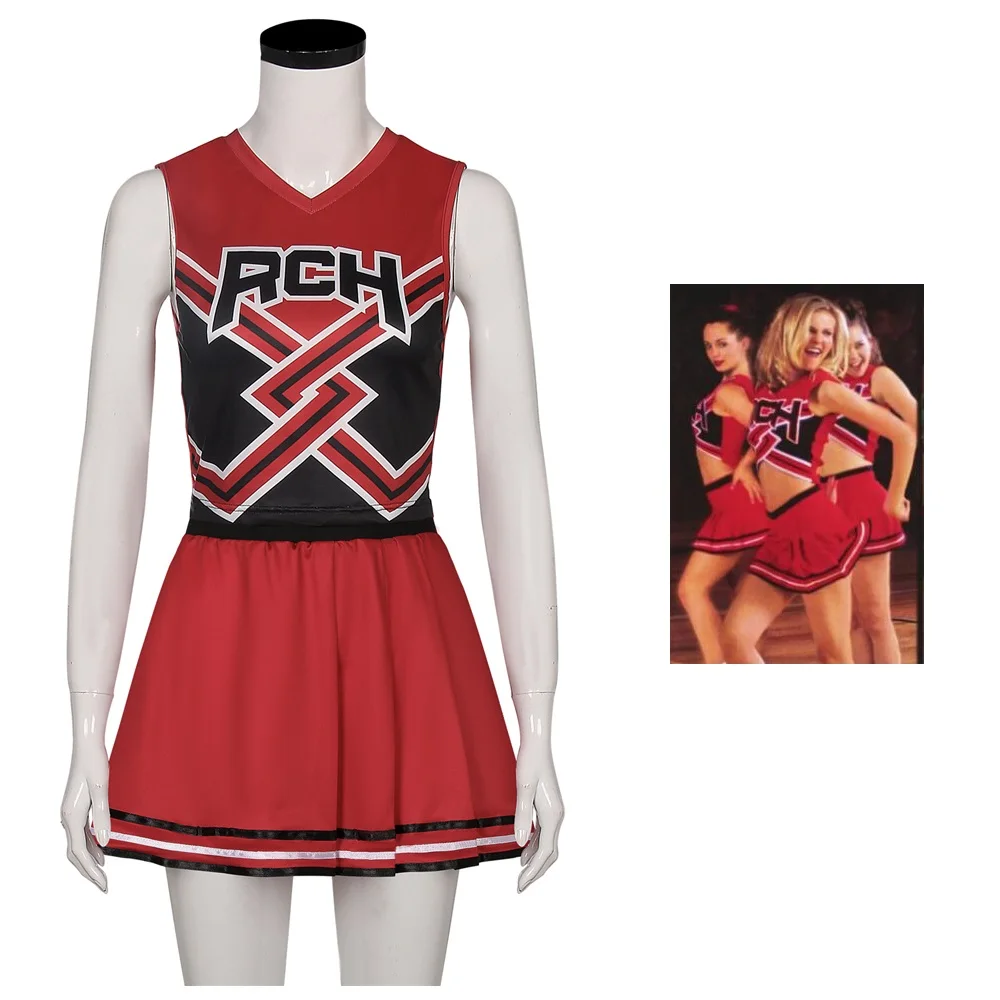 Top Trends: Bring It On Cosplay Costume Cheerleader Movie RCH Printed Top Skirt Beautiful Girl Cheerleaders Uniform Girls United Cos Outfits Shoppable Styles