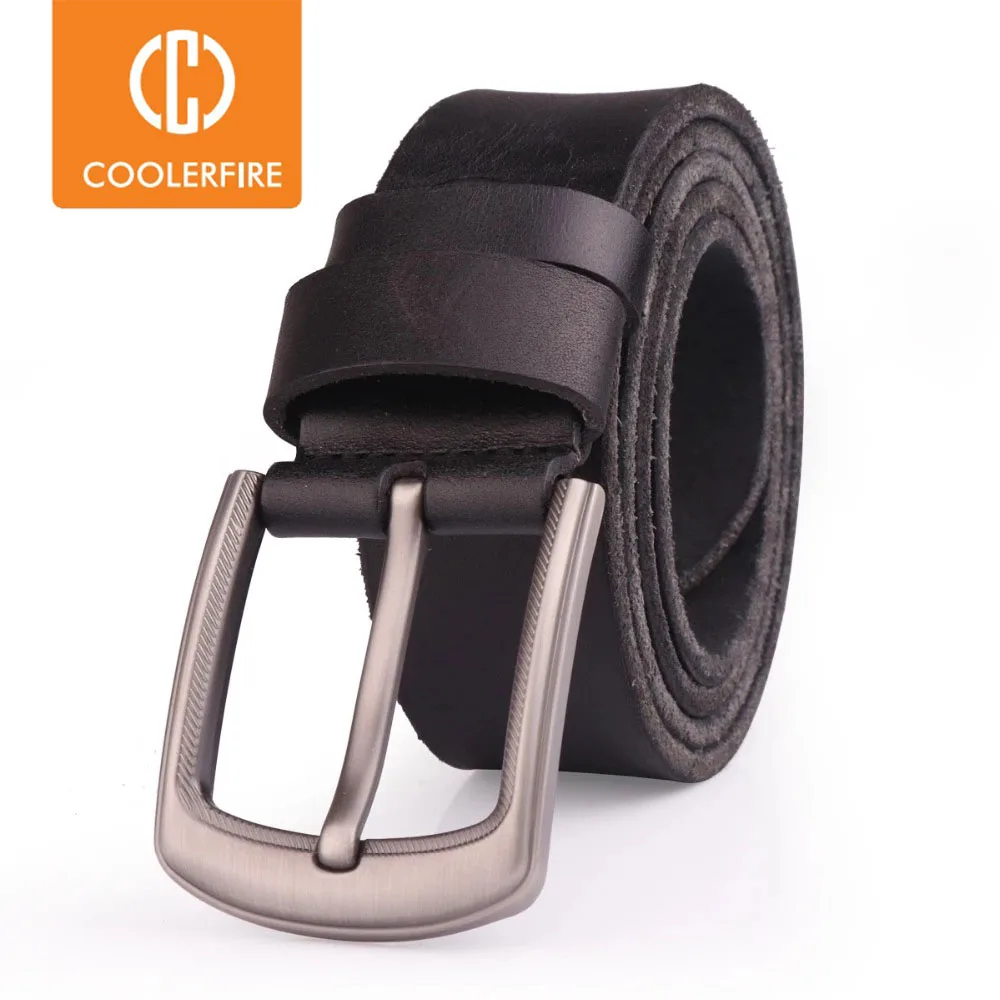 Top Trends: Men Top Full Grain 100% Cowhide Genuine Leather Belt With High Quality Zinc Alloy Buckle Bekts For Men TN001 Shoppable Styles