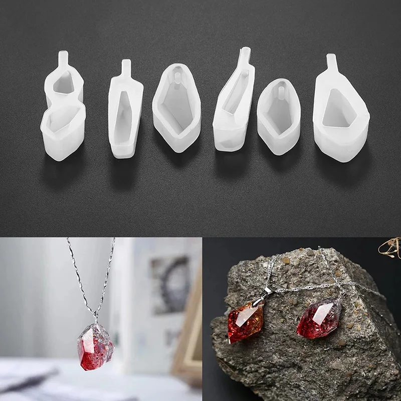 Top Trends: Crystal Pendant Silicone Molds Earrings Necklace Pendant Epoxy Resin Craft Mould For Diy Jewelry Making Findings Tools Supplies Shoppable Styles