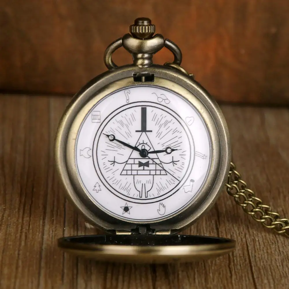 Top Trends: Vintage Bronze Men Women Quartz Pocket Watch Vintage Pendant Necklace Clock Gifts Fob Watch Shoppable Styles