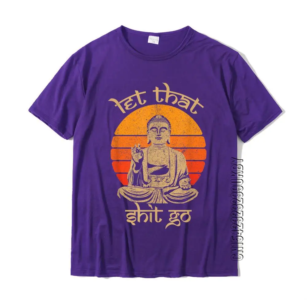 Top Trends: Funny Let That Shit Go Buddha Shirt Cotton Casual Tops Shirts New Coming Men T Shirt Design Shoppable Styles - Image 2