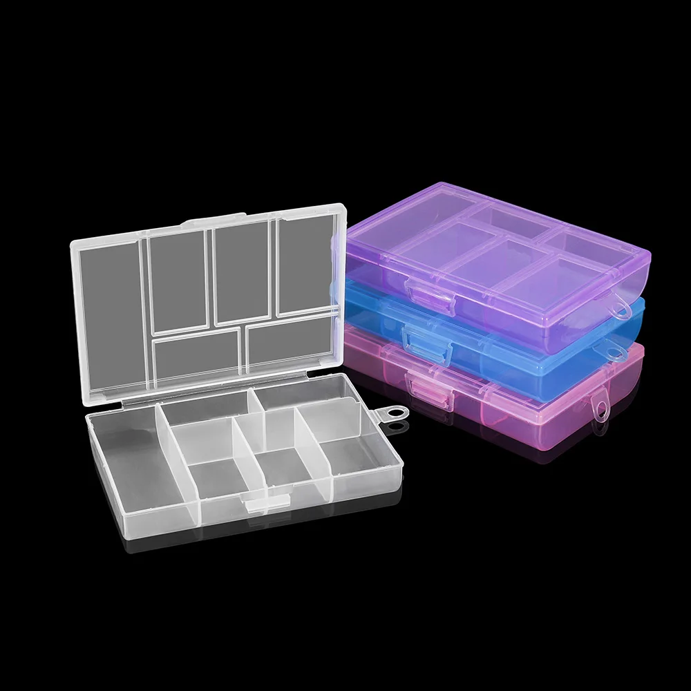 Top Trends: Plastic Storage Jewelry Box Transparent Storage Box Holder Craft Organizer Beads Display Organizer Container Shoppable Styles