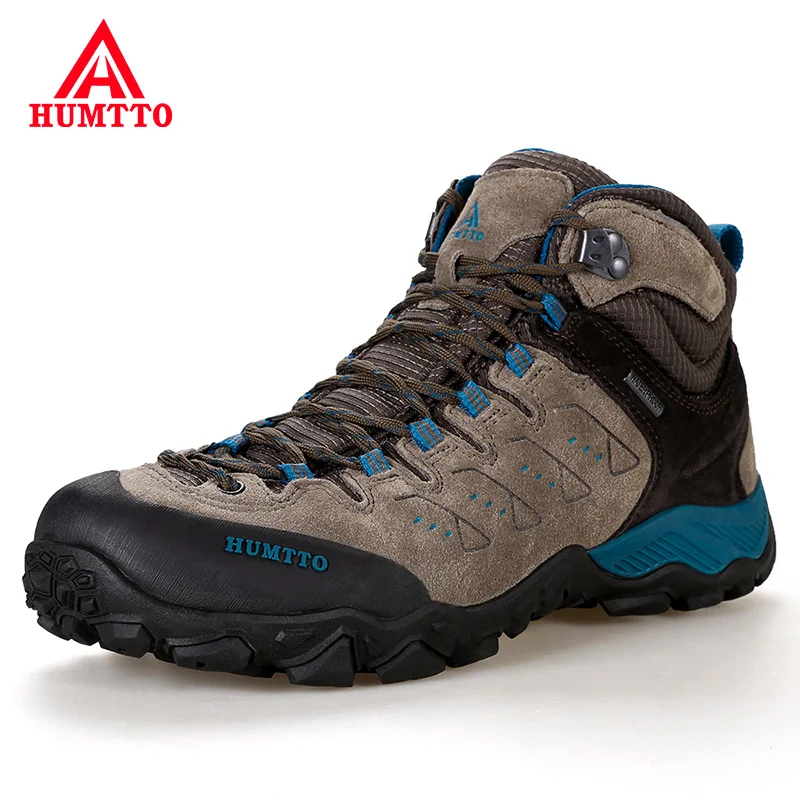 Top Trends: HUMTTO New Hiking Shoes Men's Waterproof Outdoor Sneakers For Men Leather Women Walking Climbing Trekking Sport Man Boots Woman Shoppable Styles