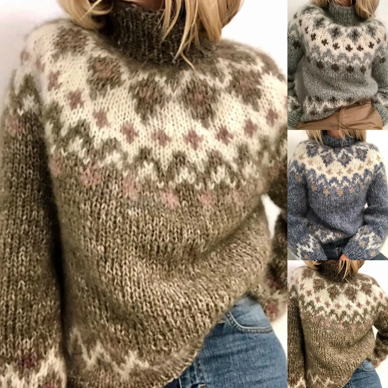 Top Trends: Women Autumn Winter Long Sleeve O Neck Knitted Sweater Warm Pullover Women's Clothing кофта женская Jersey Mujer 2020 Shoppable Styles