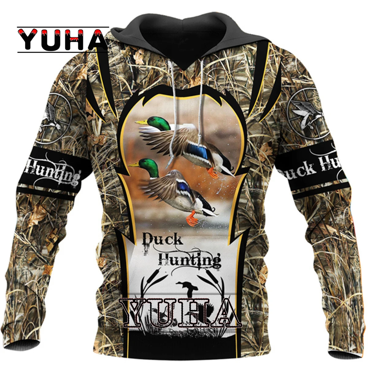 Top Trends: Animal Duck Hunting 3D Printed Men Hoodie Harajuku Fashion Sweatshirt Unisex Casual Pullover Hoodies Shoppable Styles