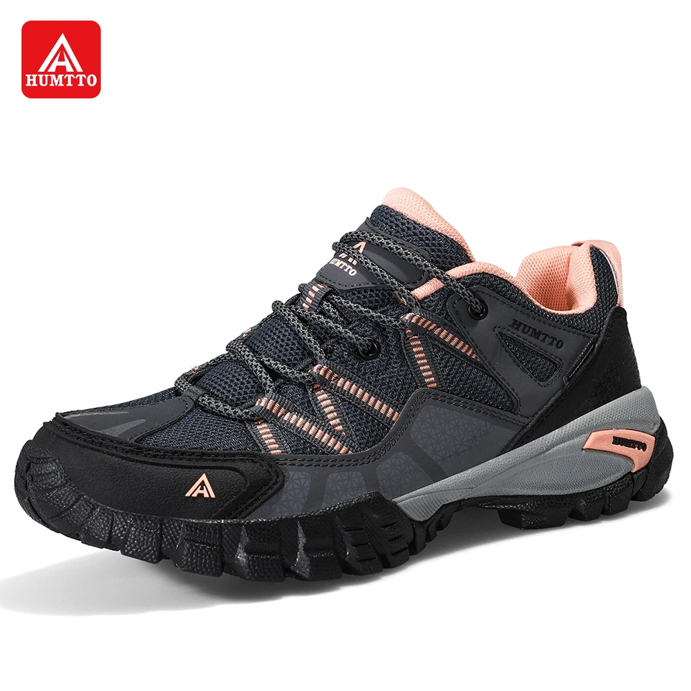 Top Trends: Humtto 2021 New Arrival Hiking Shoes Wear-resistant Outdoor Sports Women Shoes Lace-Up Womens Climbing Trekking Sneakers Summer Shoppable Styles