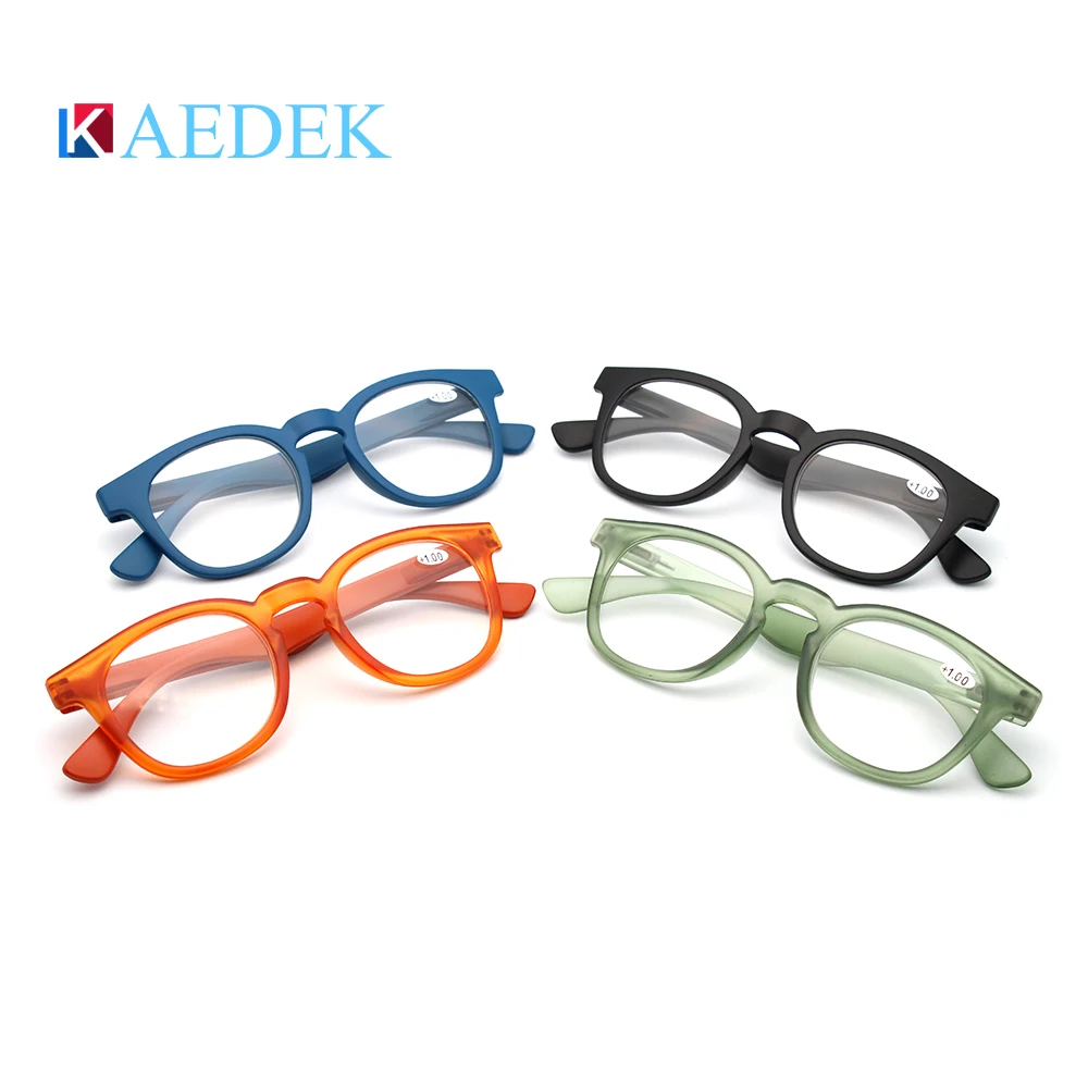 Top Trends: KAEDEK 2023 Transparent Brand Reading Glasses Round Men Women Glasses With Flex French Concept Presbyopia Shoppable Styles