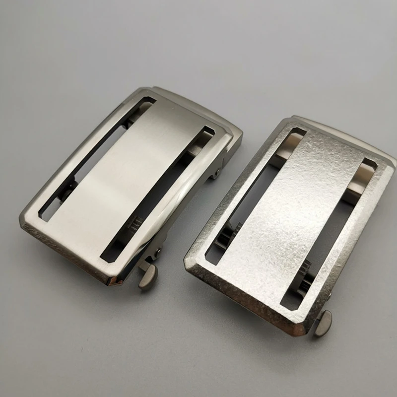 Top Trends: Solid Grade 1 Pure Titanium Toothless Automatic Buckle 3.5 / 3.8 Cm Simple Men'S Belt Buckle Shoppable Styles