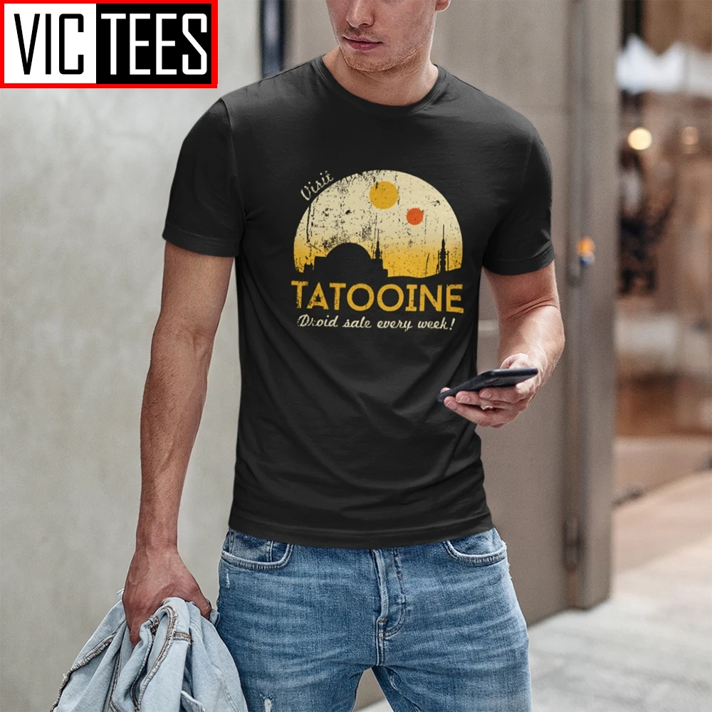 Top Trends: Visit T-Shirt Crew Neck Pure Cotton Men&#039;s Tee Shirt Vintage Style Simple Plus Size Men T Shirts Fast Shipping Shoppable Styles