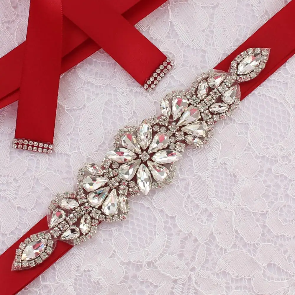 Top Trends: Rhinestone Wedding Dress Sash Belt Alloy Leaf Bridal Belts Women Robe Evening Gown Belt Wedding Accessories Shoppable Styles