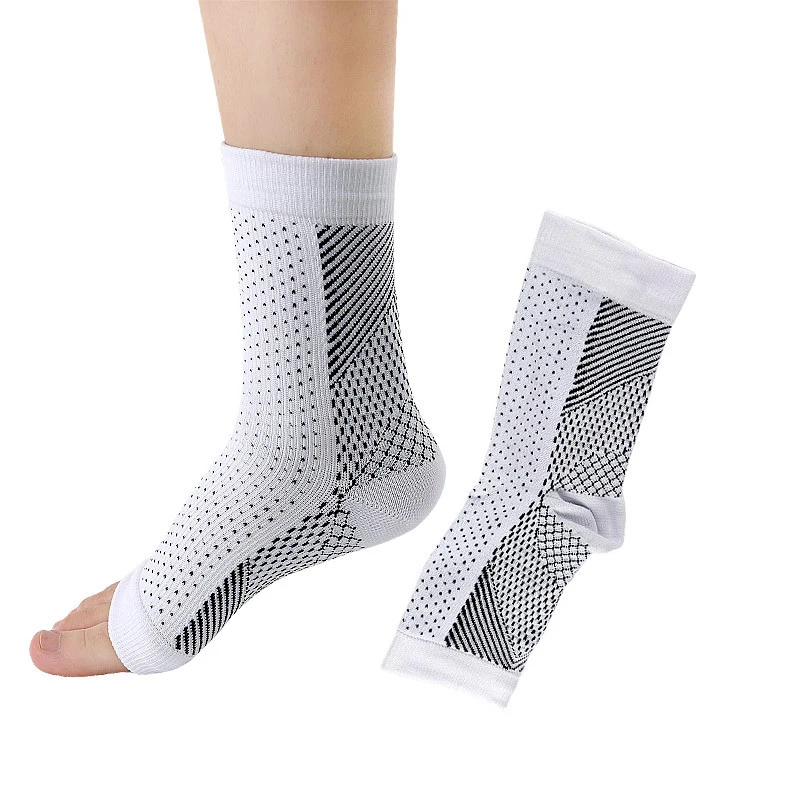 Top Trends: 1 Pair Ankle Brace Sock Compression Socks Ankle Support Pain Relief Socks Foot Anti-Fatigue Compression Sport Running Yoga Socks Shoppable Styles