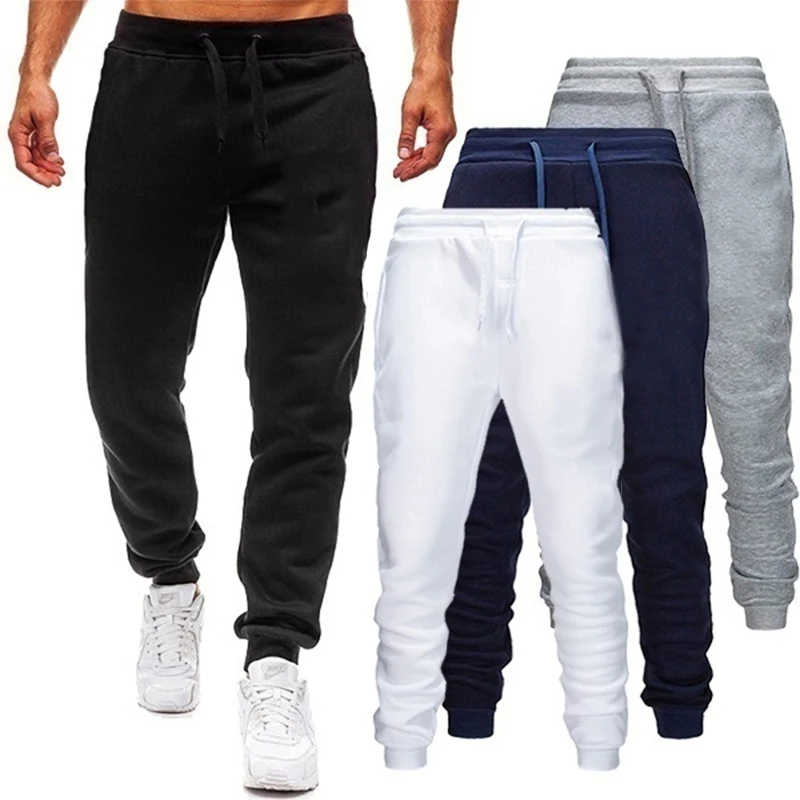 Top Trends: Spring Autumn Gyms Men Joggers Sweatpants Men's Joggers Trousers Sporting Clothing The High Quality Male Sports Pants Sportswear Shoppable Styles