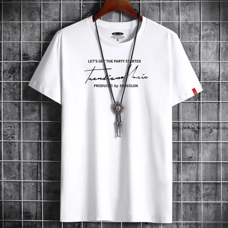 Top Trends: 2020 Newest T Shirt Fitness White O Neck Man T-shirt For Male Tshirts S-5XL Men Clothing T-shirts Mens Shoppable Styles