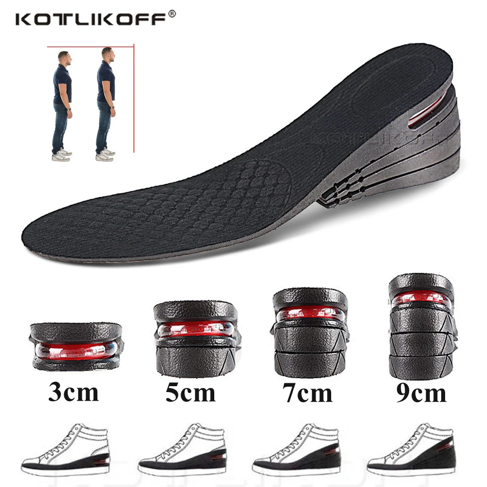 Top Trends: 3-9cm Invisible Inner Height Insoles Adjustable Lifting Increase Cushion Heel Insert Taller Support Absorbant Hidden Foot Pad Shoppable Styles