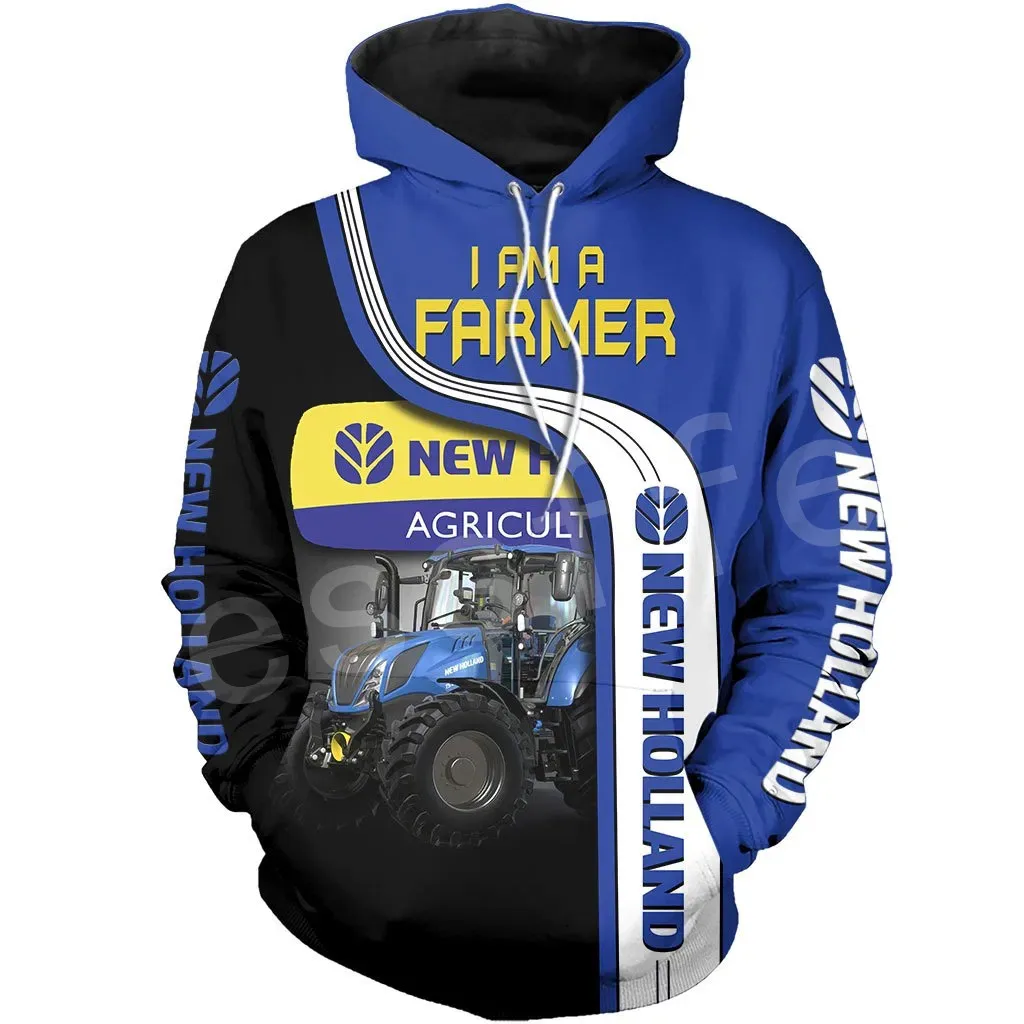 Top Trends: Tessffel Worker Farmer Tractor Instrument Funny NewFashion Long Sleeves 3DPrint Zipper / Hoodies / Sweatshirts / Jacket / Men / women A-9 Shoppable Styles