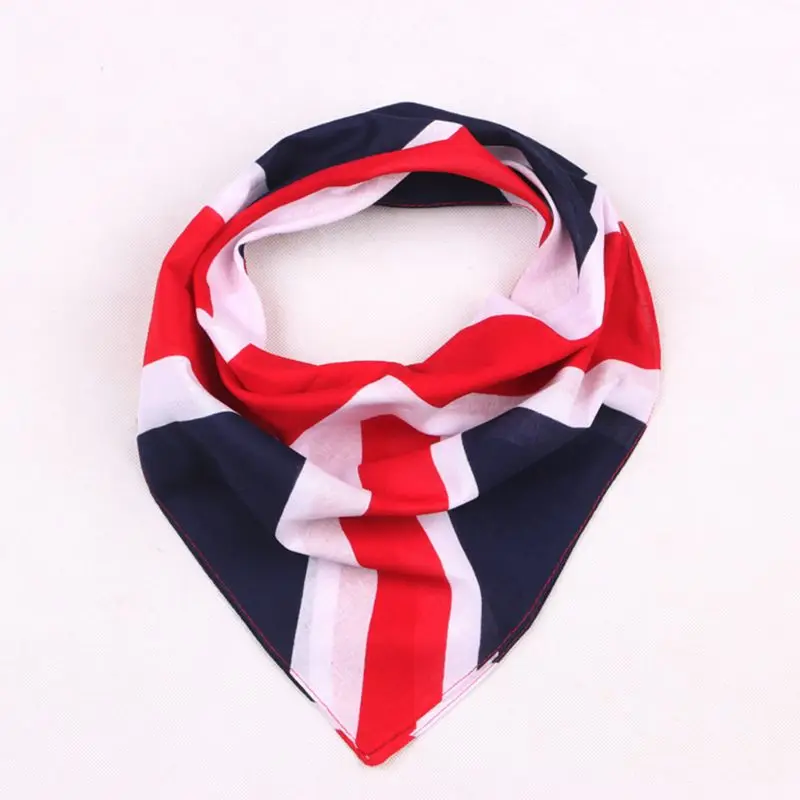 Top Trends: 54x54cm Unisex British Flag Union Jack Biker Square Bandana Football Fans Carnival Cotton Head Wrap Hip Hop Dancing Handkerchief Shoppable Styles - Image 2