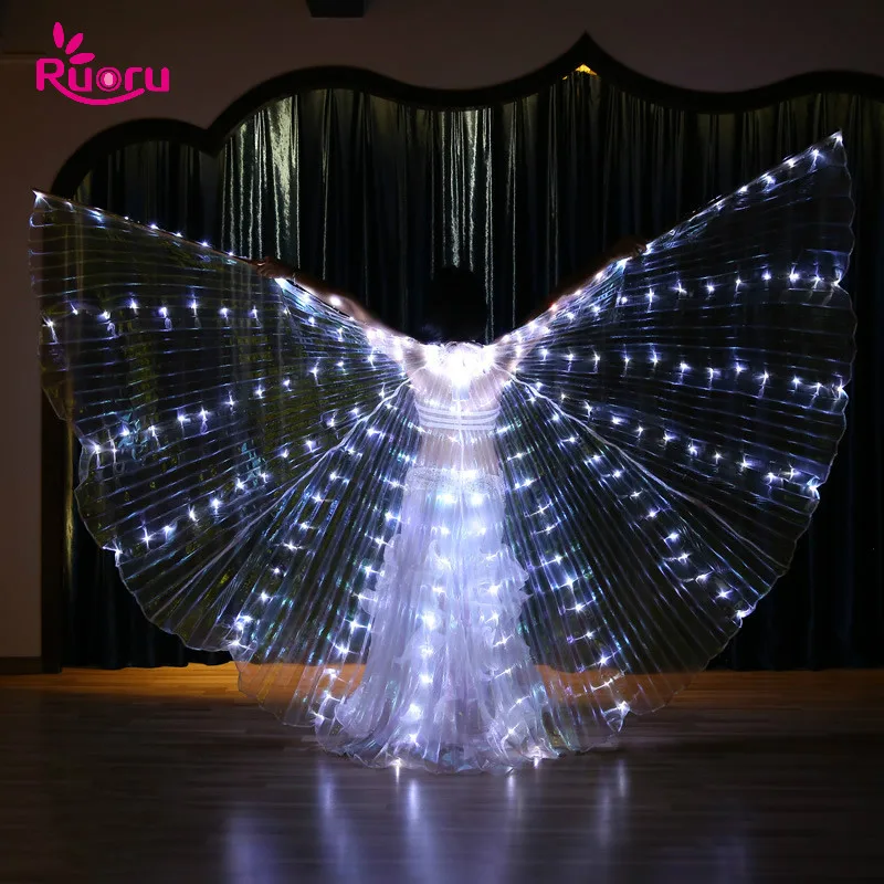 Top Trends: Ruoru Alas Angle Led Wings Adult Led Glowing Costume Christmas Led Light Luminous Costumes Party Show Isis Wings Dancewear Shoppable Styles - Image 3