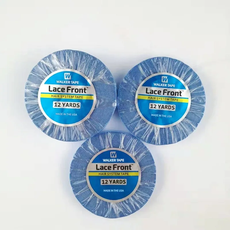 Top Trends: Ultra Hold Tape Hair Extension Lace Front Lace Wig Glue Tape Adhesives Hair Side Tape For Hair In Human Hair Extensions Blue Shoppable Styles